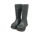 【中古】BALENCIAGA ラバーブーツ グレー サイズ:40 【170425】(バレンシアガ)