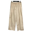 【中古】TODAYFUL 「Tuck Twill Trousers」 パンツ 12310717 アイボリー サイズ:38 【170425】(トゥデイフル)