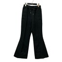 【中古】sacai Technical Jersey Pants ジャージーフレアパンツ 23-06642 ブラック サイズ:0 【180425】(サカイ)