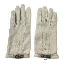 【中古】HERMES 手袋 ホワイト 【180425】(エルメス)