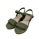 【中古】MIU MIU サンダル グリーン サイズ:36 【180425】(ミュウミュウ)