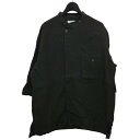 【中古】nomat 半袖リネンシャツ ブラック サイズ:2 【180425】(ノマット)