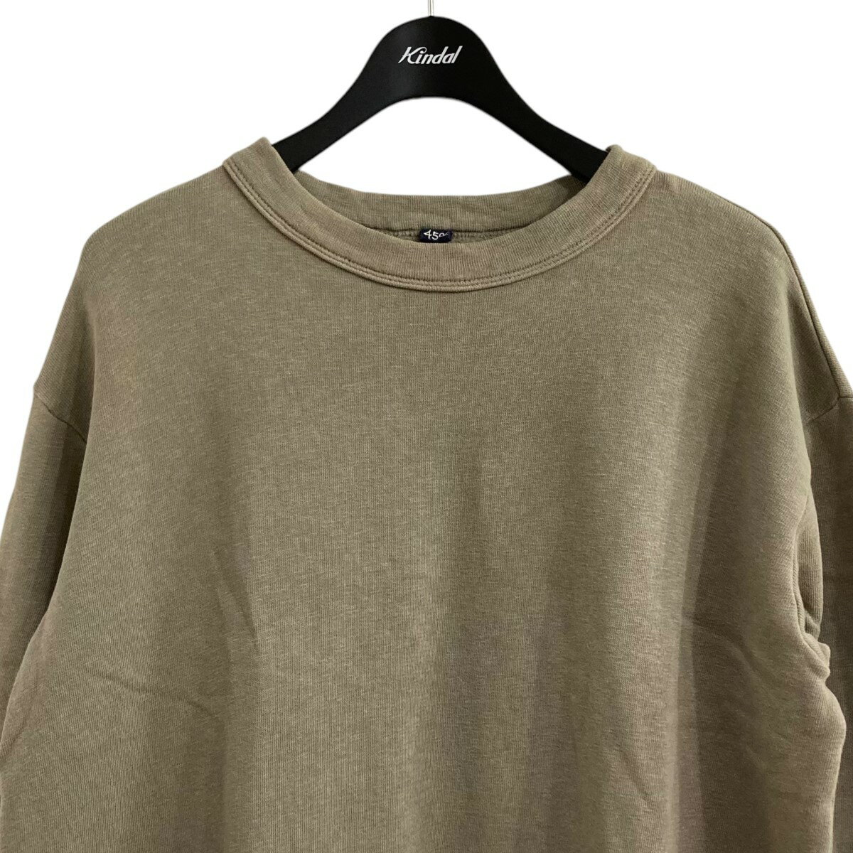 【中古】45R裏毛のドレス 51150014 Cotton Fleece Dress カーキ【価格見直し】