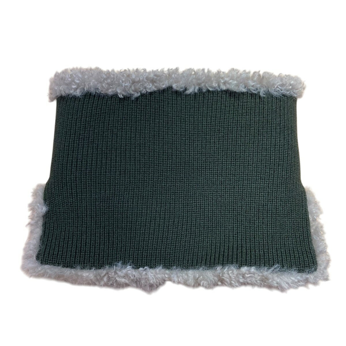 【中古】UN3D．　ネックウォーマー 522461002201 ｢FABRIC MIX NECK WARMER｣ オリーブ サイズ：F 【180425】（アンスリード）