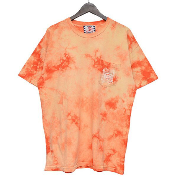 【中古】SON OF THE CHEESE×KZM Summer of Love Tee タイダイTシャツ SC2221-TS01 オレンジ サイズ:XL 【180425】(サノバチーズ)