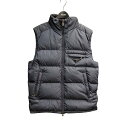 【中古】PRADA ダウンベスト SGH191 ネイビー サイズ:48 【180425】(プラダ)