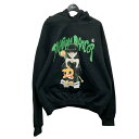 【中古】SUNDAY OFF CLUB Phantom Dancer Heavy French Terry Hoodie プルオーバーパーカー ブラック サイズ...