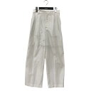 【中古】LE CIEL BLEU Sheer Tailored Pants パンツ 24S68514 ホワイト サイズ:36 【190425】(ルシェルブルー)