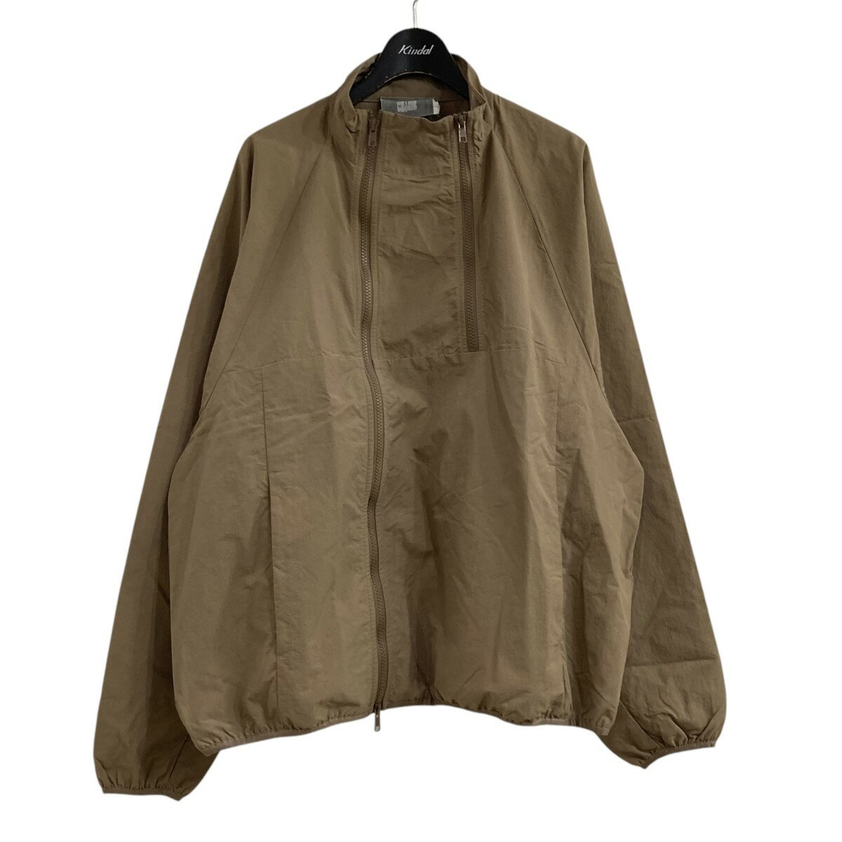 【中古】CASSETTE PLAYAナイロンジップジャケット ベージュ サイズ：M【価格見直し】