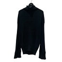 【中古】RICK OWENS 25SS TABARD SWEATER ハイネクリブニット RU01E5663-KEC ブラック サイズ:S 【190425】(リ...