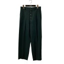 【中古】6(ROKU) BEAUTY&YOUTH BUTTON FLY PANTS スラックス 8614-202-0556 グリーン サイズ:34 【19042...