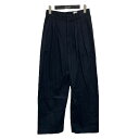【中古】6(ROKU) BEAUTY&YOUTH 「タック パンツ ネイビー」 パンツ 86142020588 ネイビー サイズ:36 【190425】(ロクビ...