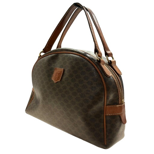 【中古】CELINE 「マカダム柄」 ハンドバッグ M92 ブラウン 【190425】(セリーヌ) 【中古】CELINE 「マカダム柄」 ハンドバッグ M92 ブラウン 【190425】(セリーヌ)