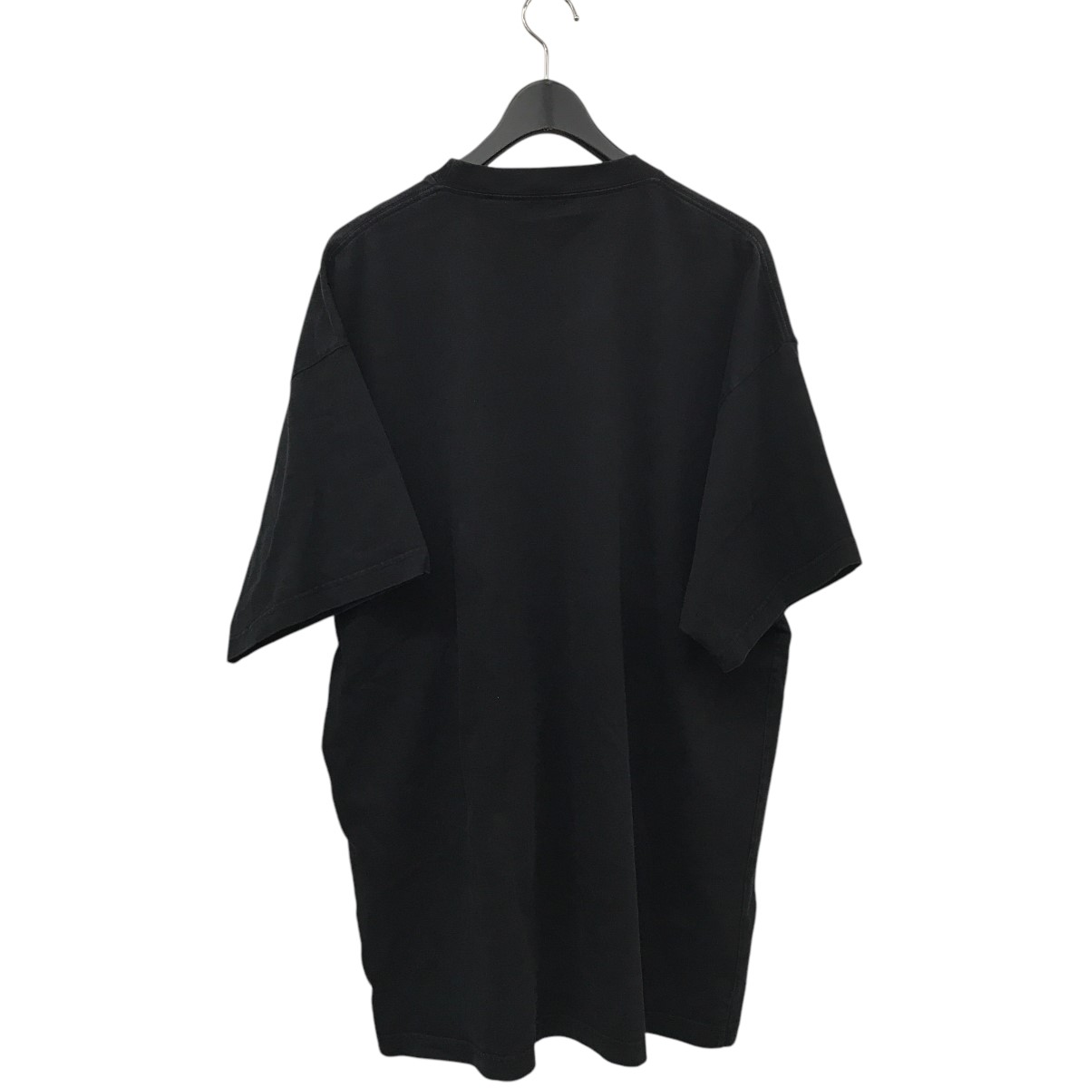 【中古】BALENCIAGA　CITIES PARIS ロゴプリント 半袖 Tシャツ 676589 TLVL7 ブラック サイズ：2 【200425】（バレンシアガ）