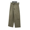 【中古】MHL COTTON WOOL DRILL パンツ 595-3240504 ベージュ サイズ:1 【200425】(エムエイチエル)