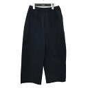 【中古】TRAVAIL MANUEL ワイドパンツ ネイビー サイズ:S 【200425】(トラヴァイユマニュアル)