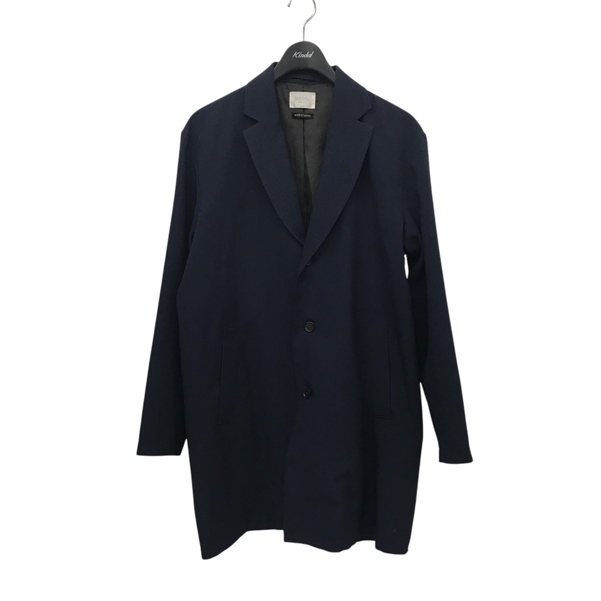 【中古】NAVAL チェスターコート ネイビー サイズ:M 【200425】(ナヴァル)