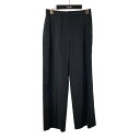 【中古】theory WIDE PULL ON ECO CRUNCH WASH スラックス 01-0106417-050-900 ブラック サイズ:XS 【20...