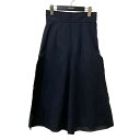 【中古】TOGA PULLA フリンジフレアパンツ TP61-FF239 ネイビー サイズ:34 【210425】(トーガプルラ)