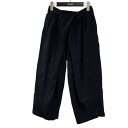 【中古】mina perhonen tranquil ウールパンツ ua4369 ネイビー サイズ:38 【200425】(ミナペルホネン)