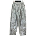 【中古】sclcnahclos イージーパンツ 22SSSLN7011 シルバー サイズ:Free 【200425】(トーキョーデザインベース)