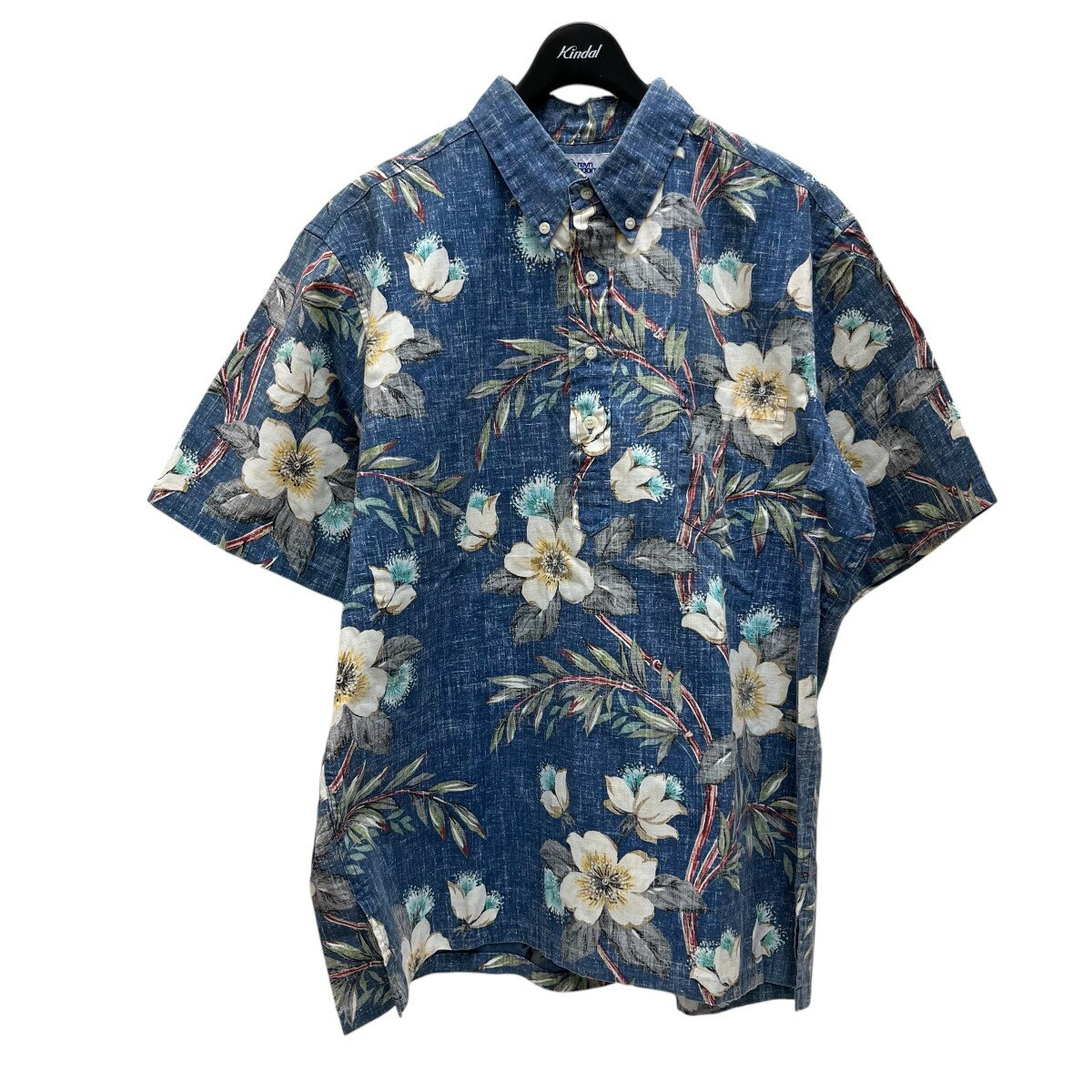 【中古】reyn spooner　プルオーバーシャツ インディゴ サイズ：XL 【210425】（レインスプーナー）