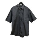 【中古】Graphpaper×THOMASMASON 半袖シャツ GM212-50263 グレー サイズ:Free 【210425】(グラフペーパー)