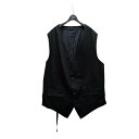【中古】RAF SIMONS 21SS Oversized tailored gilet オーバーサイズ テーラード ジレ ベスト ブラック サイズ:44 【2...