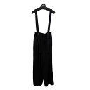 【中古】ENFOLD TWO-WAY RELAX ELASTIC PANTS 300HA231-0250 リラックスサスペンダーパンツ ブラック サイズ:38 ...