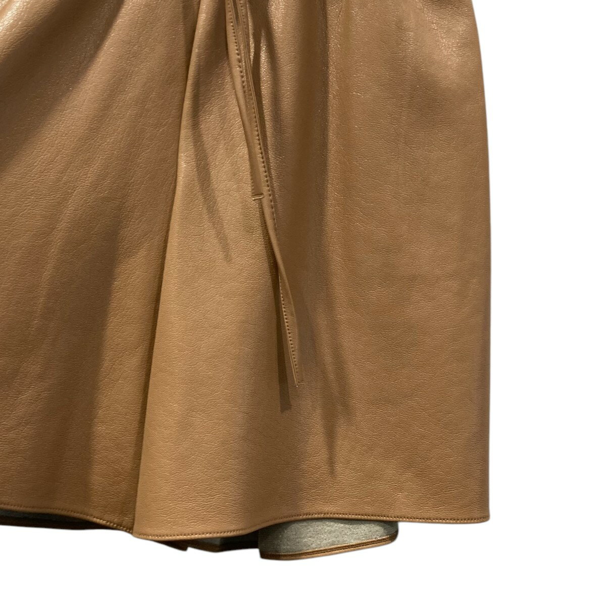 【中古】MAX MARA WEEK END LINE　フェイクレザーハーフパンツ ブラウン サイズ：不明 【210425】（マックスマーラウィークエンドライン）