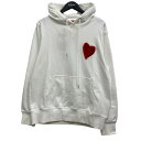 【中古】La Mofiel With Love Hoodie プルオーバーパーカー ホワイト サイズ:M 【220425】(ラ モフィール)