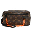 【中古】LOUIS VUITTON ポシェット ヴォルガ ソーラーレイ セカンドバッグ M44482 ブラウン 【220425】(ルイヴィトン)(4)