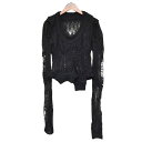 【中古】RICK OWENS 2022SS SPIDER BANANA KNIT スパイダーバナナニット セーター RO01B4608-KNETMH ブラック ...