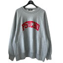 【中古】UNDERCOVER 脇フライスSWEAT PSYCHOロゴサテンパッチトレーナー uc2b4801-3 グレー サイズ:3 【230425】(アンダーカバー)(4)