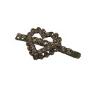 【中古】Roger Vivier ラブ パー ル ストラス ヘアクリップ シルバー 【230425】(ロジェ ヴィヴィエ)(4)