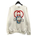 【中古】GUCCI×ドラえもん クルーネック スウェット 617964 XJDIC ホワイト サイズ:XS 【230425】(グッチ×ドラエモン)(4)