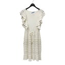 【中古】BLUMARINE ニットワンピース ホワイト 【230425】(ブルマリン)