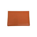 【中古】HERMES カルヴィデュオ コインケース オレンジ 【240425】(エルメス)