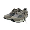 【中古】NEW BALANCE スニーカー U991GL2 グレー サイズ:8 1/2 【240425】(ニューバランス)