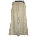 【中古】Jucca フレアパンツ アイボリー サイズ:42 【240425】(ユッカ)(4)