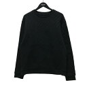 【中古】LOUIS VUITTON マルチシグネチャースウェットシャツ HNY02W ブラック サイズ:M 【240425】(ルイヴィトン)