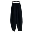 【中古】ENFOLD イージーバルーンパンツ ブラック サイズ:36 【240425】(エンフォルド)