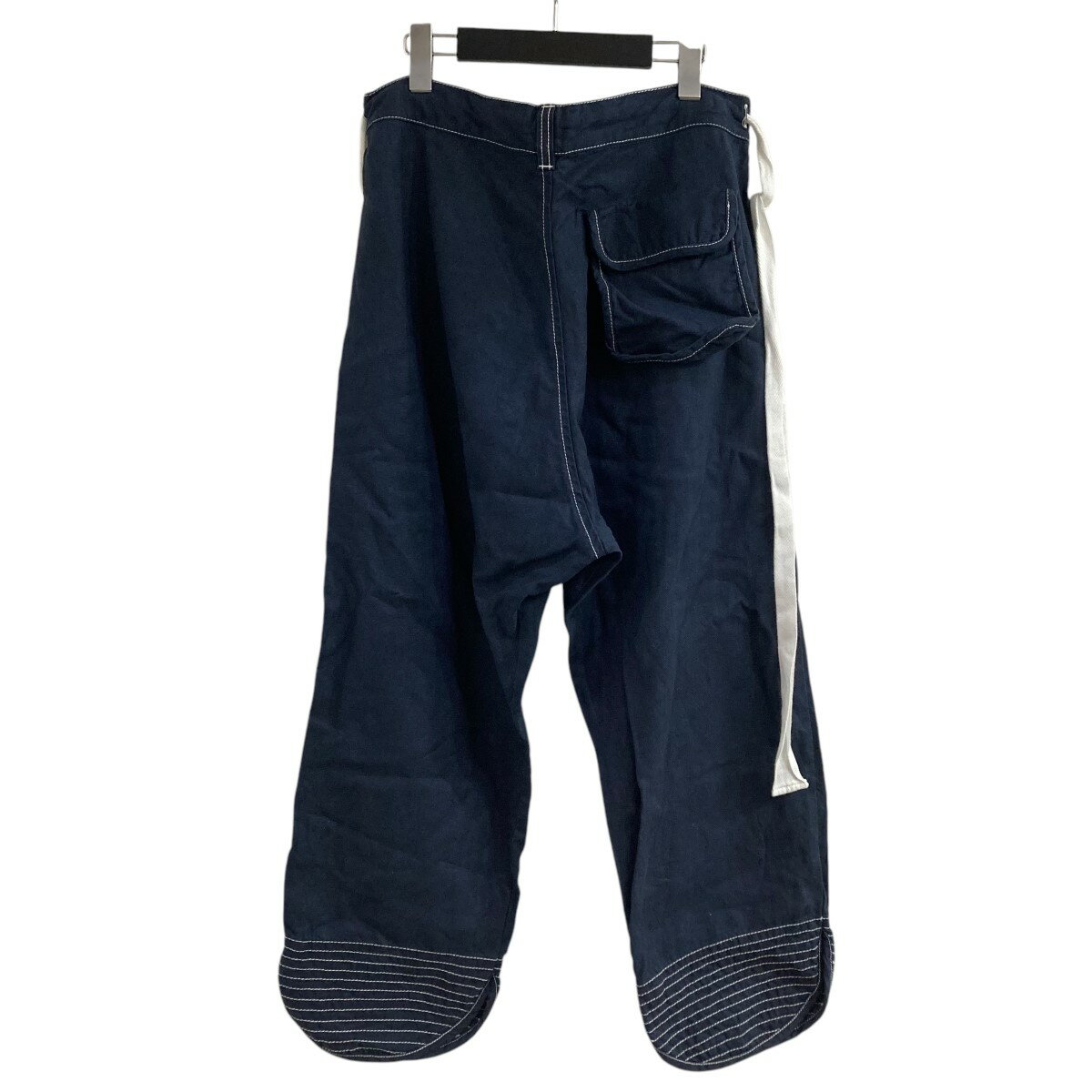 【中古】LOEWE　ドローコードパンツ インディゴ サイズ：38 【240425】（ロエベ）