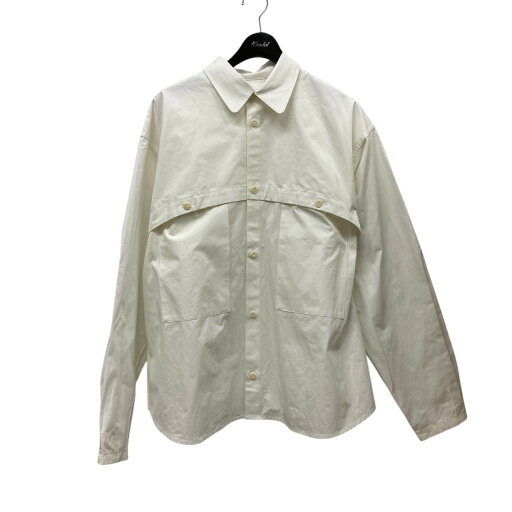 【中古】sage NATION 24AW MARTIAL SHIRT シャツジャケット ホワイト サイズ:L 【240425】(セイジネーション) 【中古】sage NATION 24AW MARTIAL SHIRT シャツジャケット ホワイト サイズ:L 【240425】(セイジネーション)