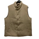 【中古】Cale×wagamama tokyo カシミヤダウンベスト C223F06V10 ベージュ サイズ:5 【240425】(カル×ワガママトウキョウ)