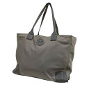 【中古】TORY BURCH トートバッグ グレー 【250425】(トリーバーチ)