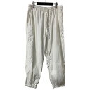 【中古】Vas-y Lentement コットンイージーパンツ 51 2010 ホワイト サイズ:L 【250425】(ヴァジーラントモン)