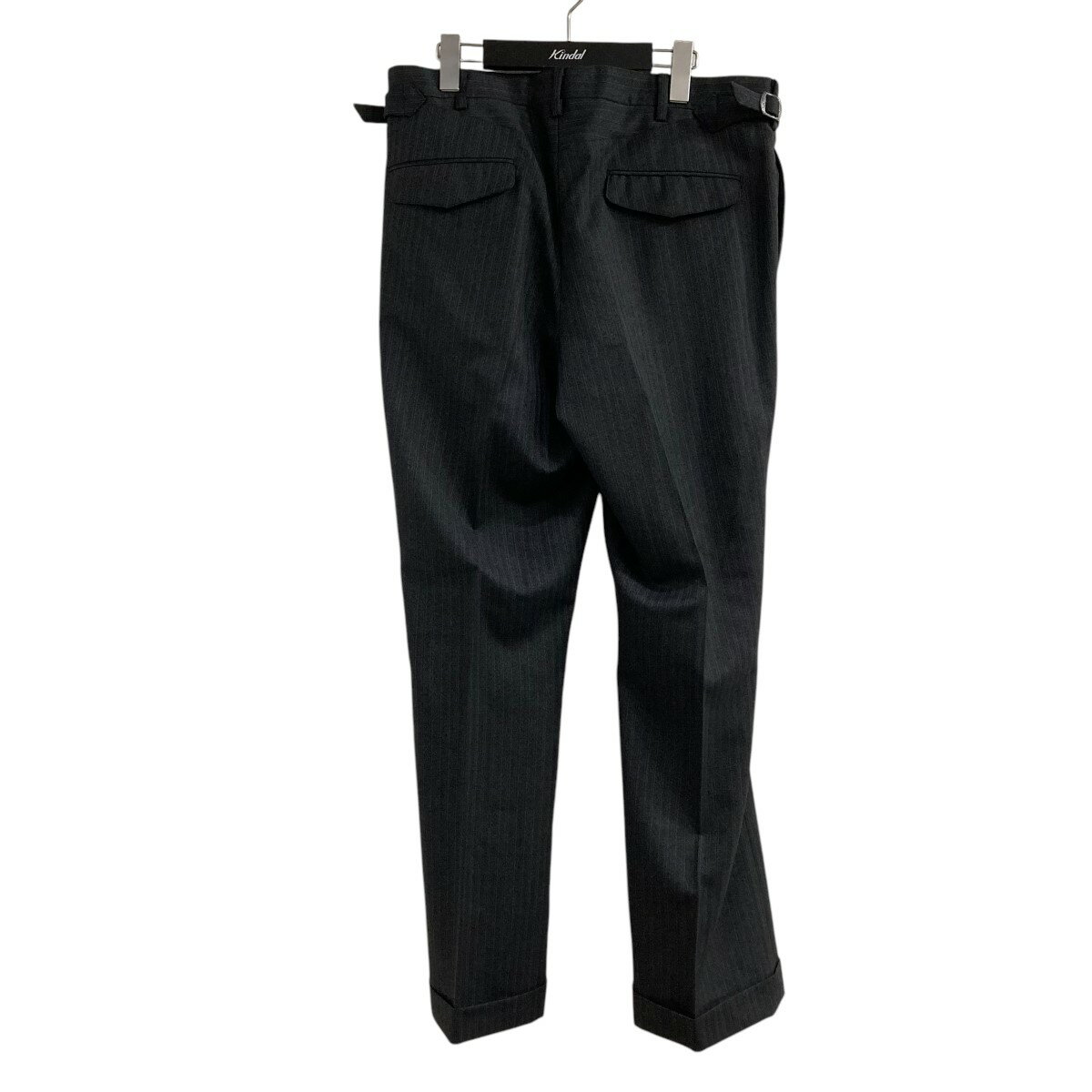 【中古】NICENESS　ストライプスラックス NN-TSU02F22 グレー サイズ：M 【250425】（ナイスネス）