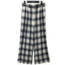 【中古】PHEENY オンブレチェック柄2タックパンツ Rayon ombre check 2tuck slacks レーヨンオンブレ2タックスラックス PS1...