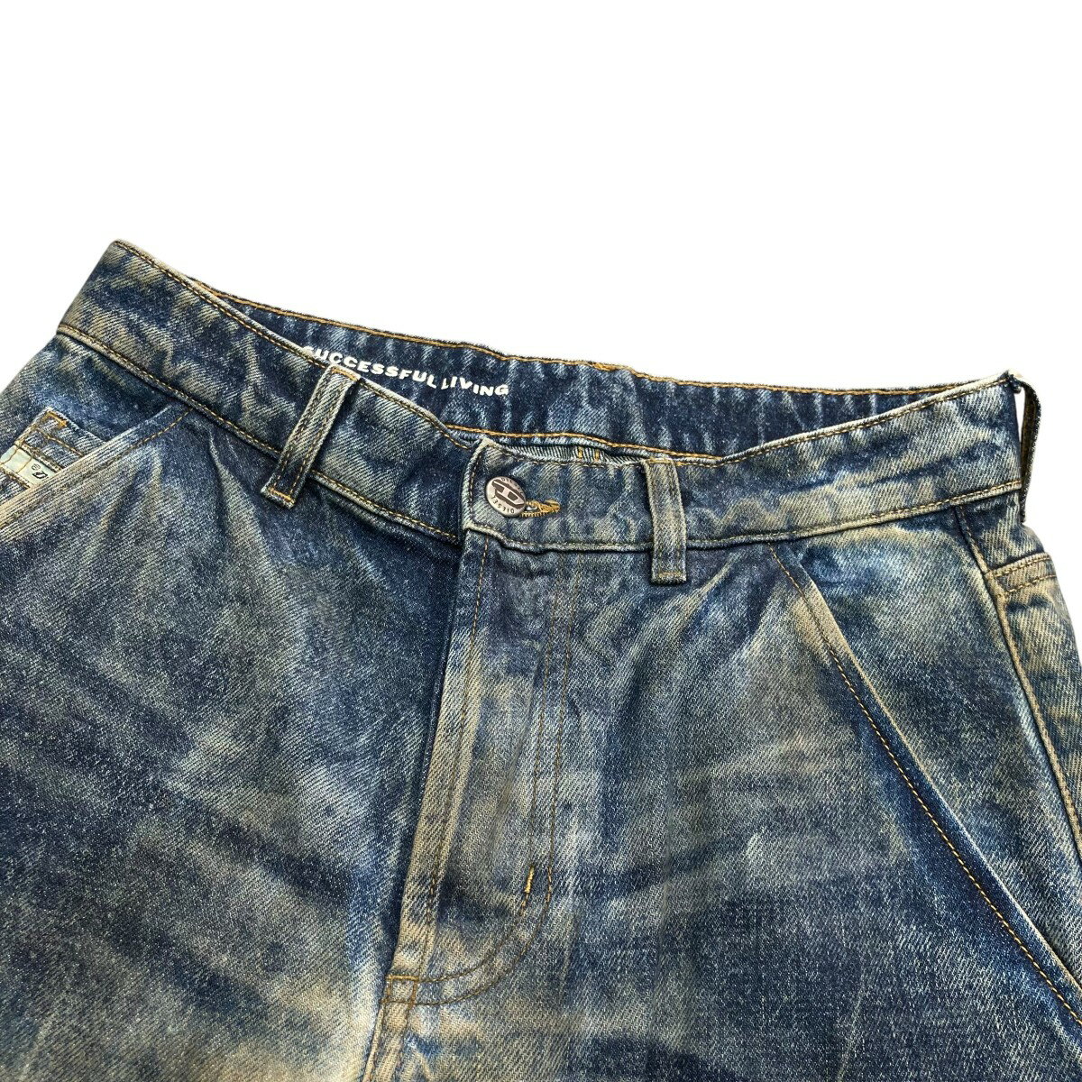 【中古】DIESELD-GIAPPO-CARGO-DD カーゴパンツ 0DBCW インディゴ サイズ：W28【価格見直し】